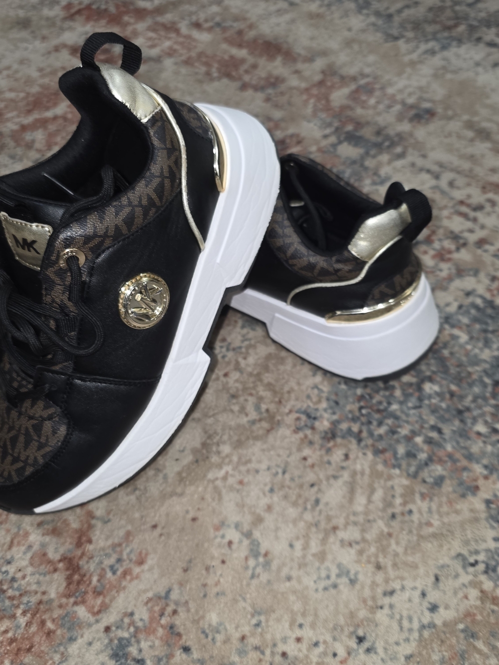 Michael Kors Girls Cosmo Logo Sneakers